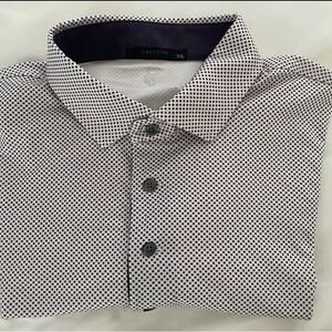 Greyson Men's Black/purple and White Golf Polo Shirt XXL